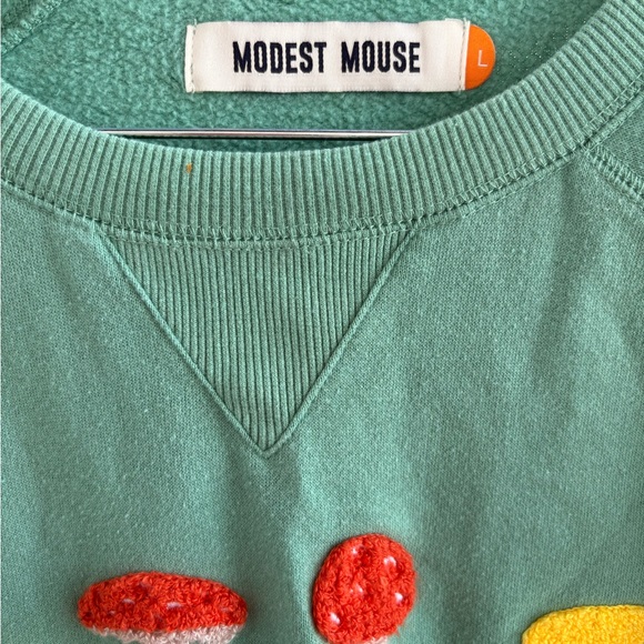 MODEST MOUSE concert sweatshirt with Mushroom Design - Picture 4 of 7